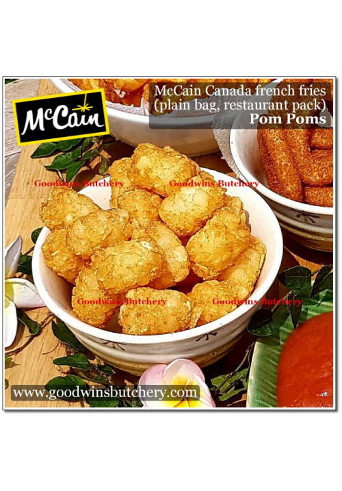French Fries MCCAIN Canada frozen Mc Cain HASHBROWN POM POMS (price/kg)